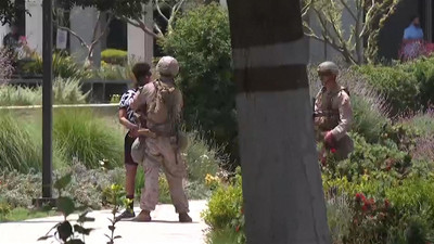 US-Marines in LA nehmen Zivilisten fest