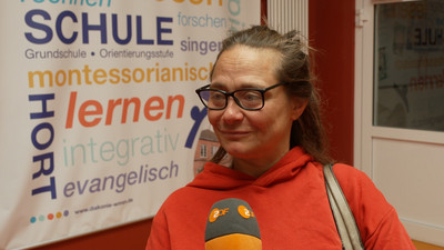 Antje Trautmann betont die Bedeutung der Wahl: "Es geht um unsere Demokratie, um unsere Freiheit, unsere Rechte."