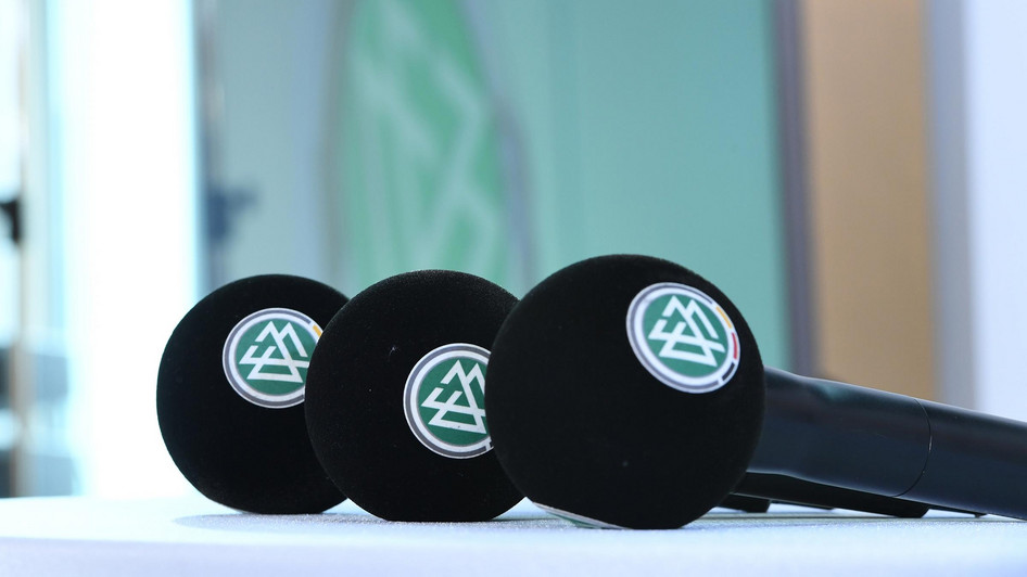 DFB-Pressekonferenz mit Christian Wück und Sjoeke Nüsken