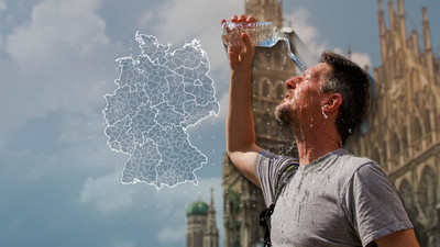 Hitzewelle geht weiter: Wo der Wetterdienst warnt
