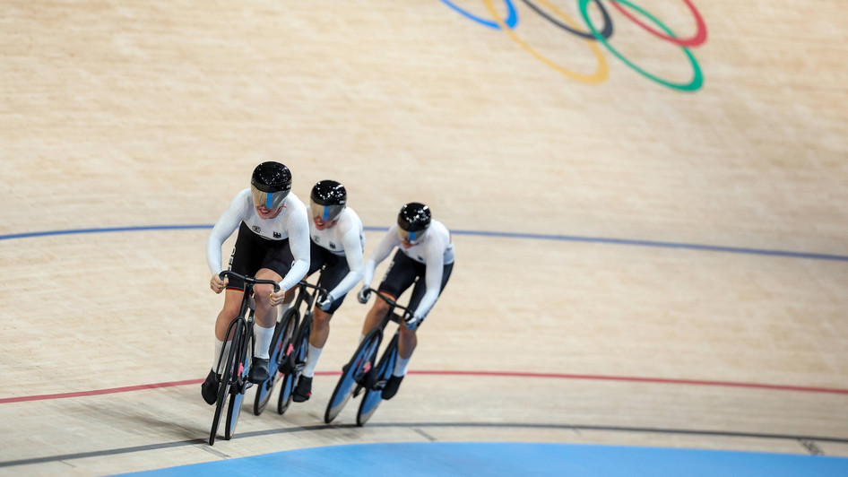 Teamsprint-Trio tröstet sich mit Bronze