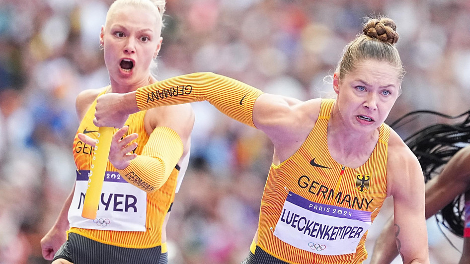 Deutsche 4x100-m-Sprinterinnen landen Bronze-Coup